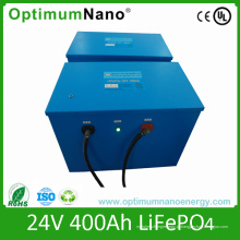 Bateria de 24V 400ah LiFePO4 para o armazenamento de energia de UPS do sistema solar